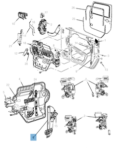 Raamopener voorzijde voor Jeep Wrangler