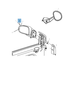 Buitenspiegel voor Jeep Compass/Patriot