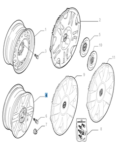 Lichtmetalen velg 7J x 16'' voor Fiat en Fiat Professional