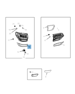 Achterlicht voor Jeep Grand Cherokee