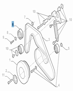 Vaste riemspanner voor Alfa Romeo Giulia