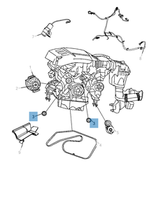Vaste riemspanner voor Jeep