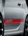 ABARTH-SPORTSTRIPING - WIT