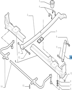 Achterste schokdemper Heavy 2 stuks voor Fiat en Fiat Professional