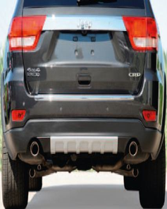 Decoratieve voor achterbumper voor Jeep Grand Cherokee