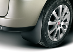 Rubberen spatlappen voor achterwielen voor Fiat en Fiat Professional