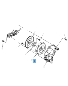 Set koppeling (koppelingsplaat en drukplaat) voor Jeep Compass/Patriot