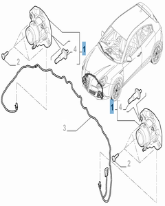 Voorste mistlamp voor Alfa Romeo Giulietta