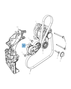 Verstelbare riemspanner voor Jeep Compass/Patriot