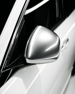 Spiegelkappen van gesatineerd chroom voor Alfa Romeo