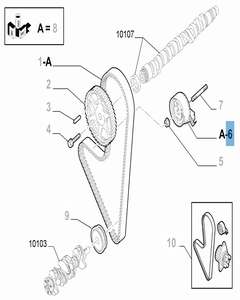 Vaste riemspanner voor Fiat en Fiat Professional