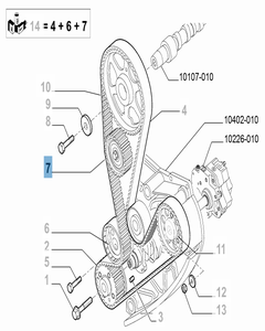 Vaste riemspanner voor Fiat en Fiat Professional