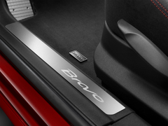 Aluminium instaplijst met opgedrukt logo voor Fiat Bravo