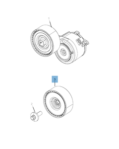 Vaste riemspanner voor Jeep Wrangler